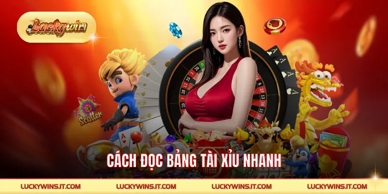 Cách đọc bảng tài xỉu nhanh